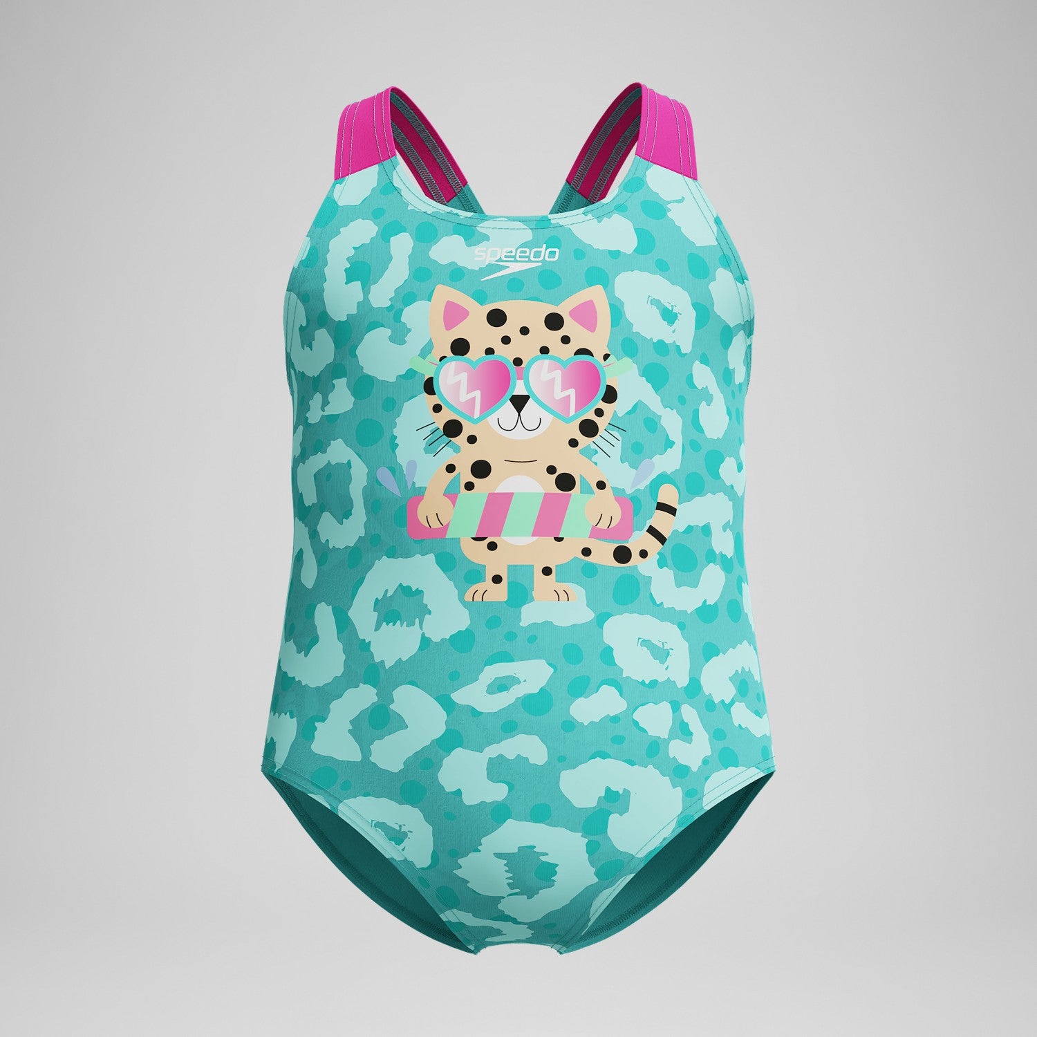 Infant Girls Learn to Swim Printed Swimsuit Turquoise - Speedo