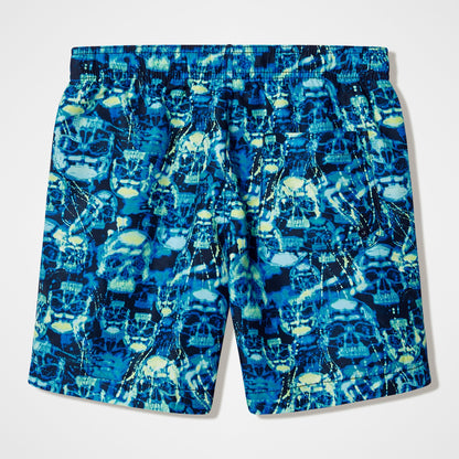 Boys Printed Swim Shorts Black/Teal - Speedo