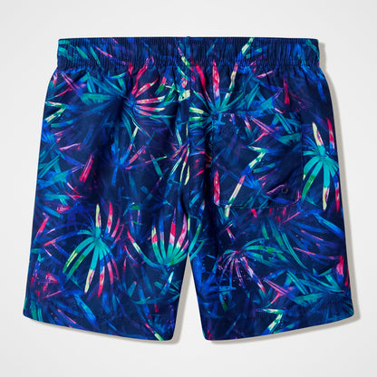 Boys Printed Swim Shorts Navy - Speedo