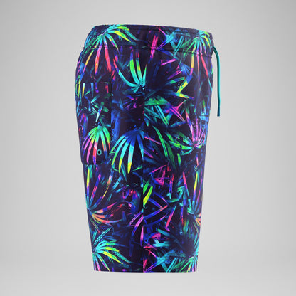 Boys Printed Swim Shorts Navy - Speedo