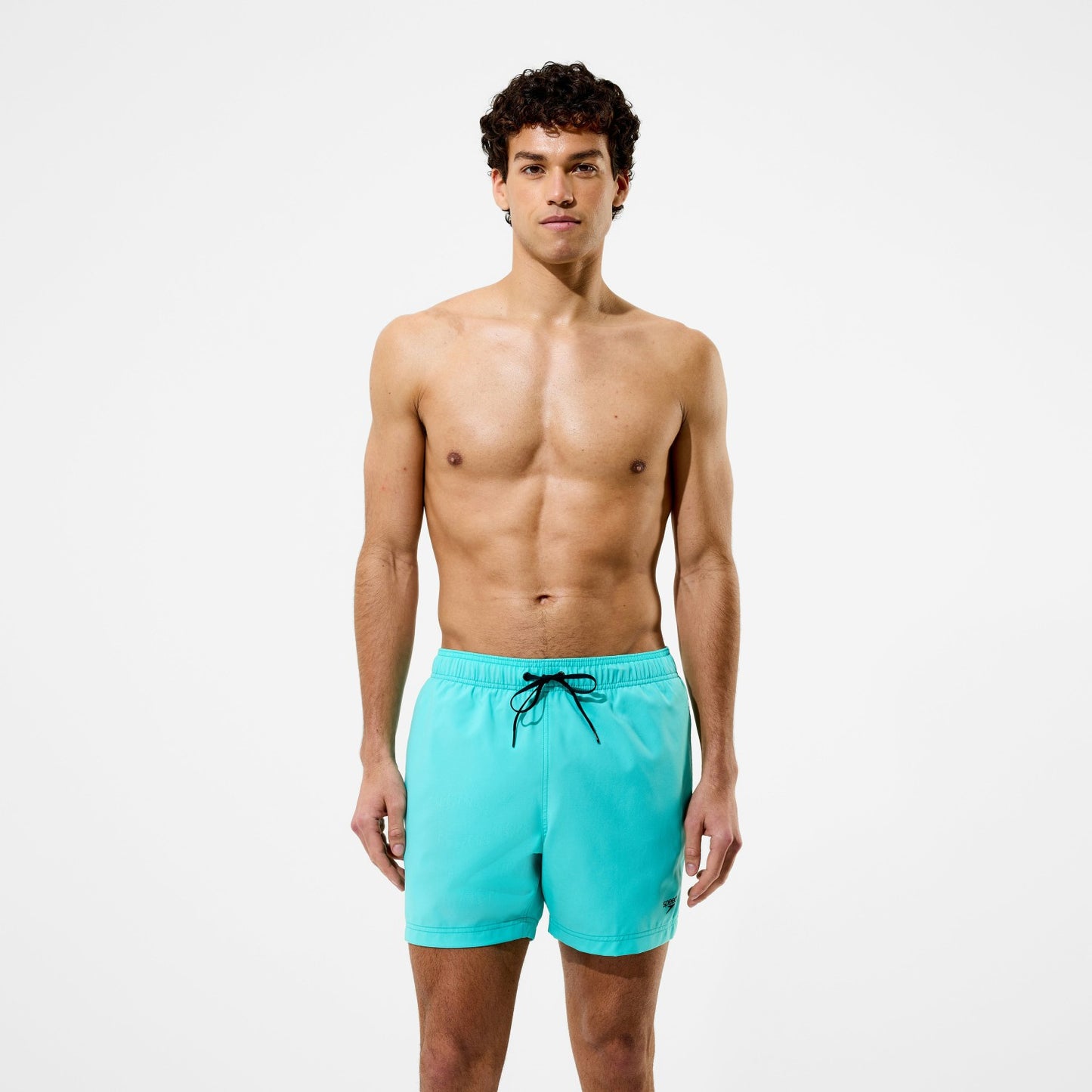 Boys Essentials Logo Swim Shorts Blue - Speedo