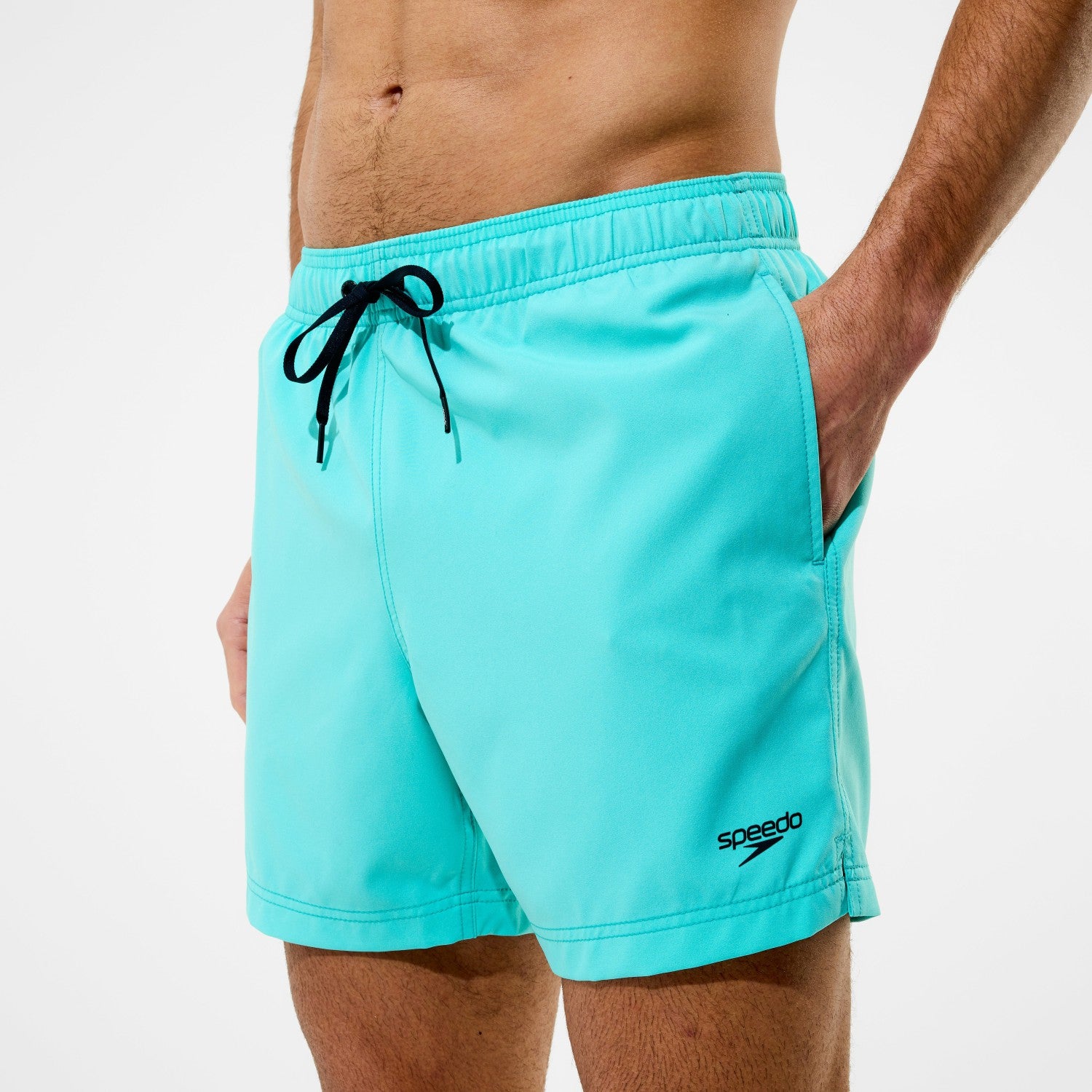 Boys Essentials Logo Swim Shorts Blue - Speedo
