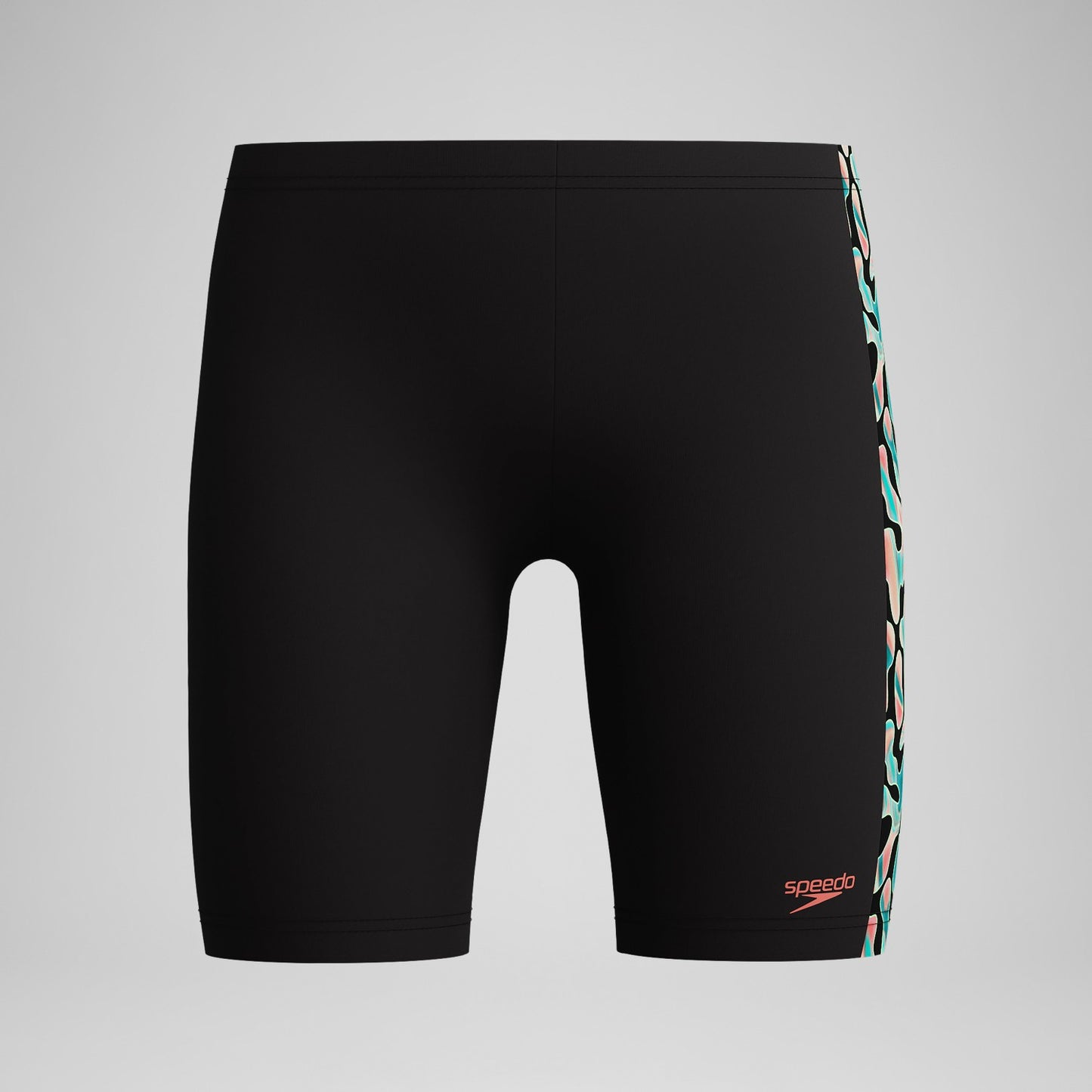 Boys Panel Jammer Black/Orange - Speedo