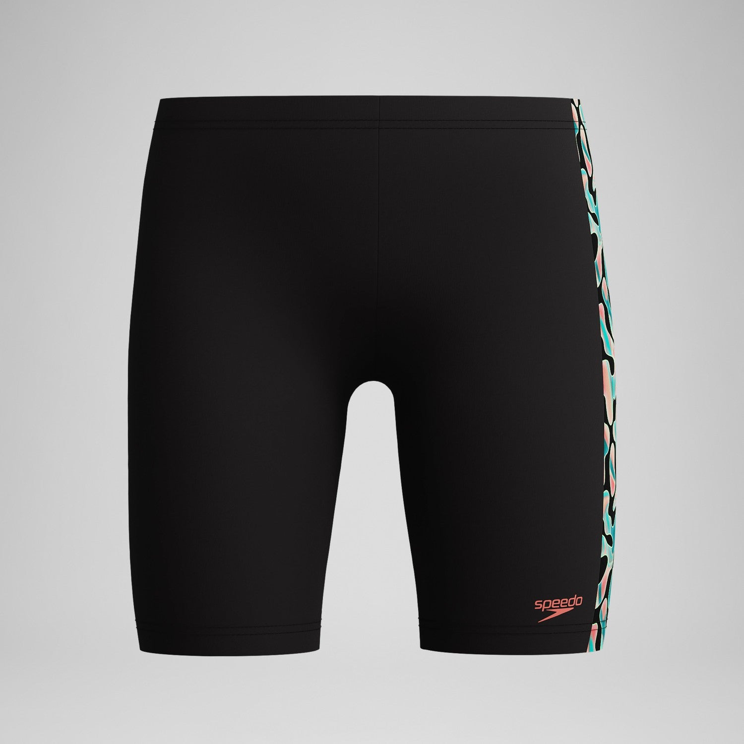 Boys Panel Jammer Black/Orange - Speedo