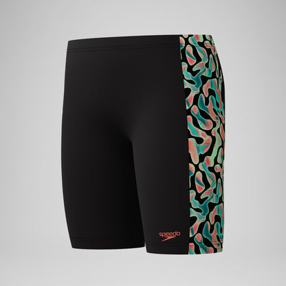 Boys Panel Jammer Black/Orange - Speedo