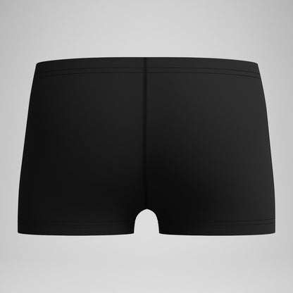 Boys' Medley Logo Aquashorts Black/Yellow - Speedo