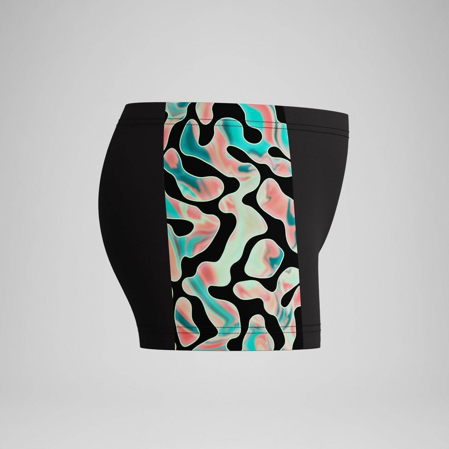 Boys Panel Aquashorts Black/Orange - Speedo