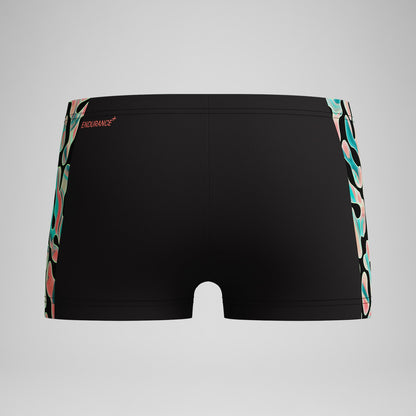 Boys Panel Aquashorts Black/Orange - Speedo