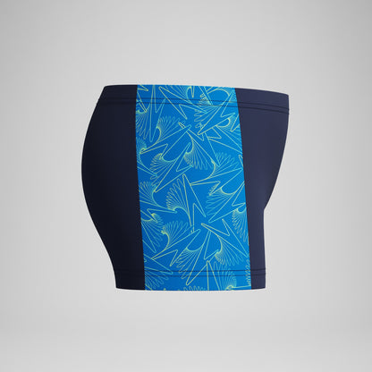 Boys Hyperboom Panel Aquashorts Navy/Blue - Speedo