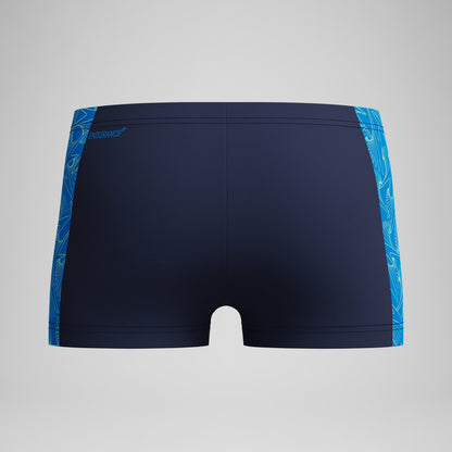 Boys Hyperboom Panel Aquashorts Navy/Blue - Speedo
