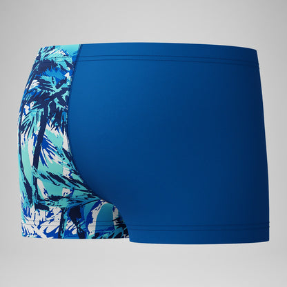 Boys' Printed V-Cut Aquashorts Blue - Speedo