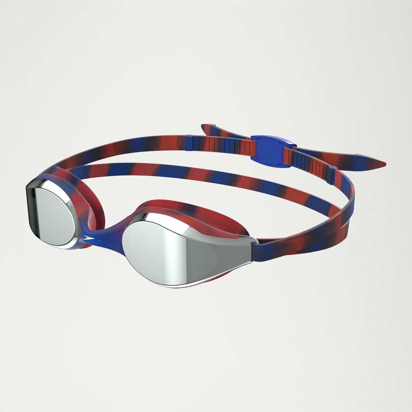 Junior Hyper Flyer Mirror Goggles Navy/Red/Grey - Speedo