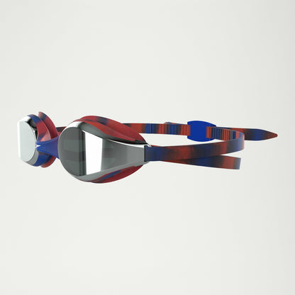 Junior Hyper Flyer Mirror Goggles Navy/Red/Grey - Speedo