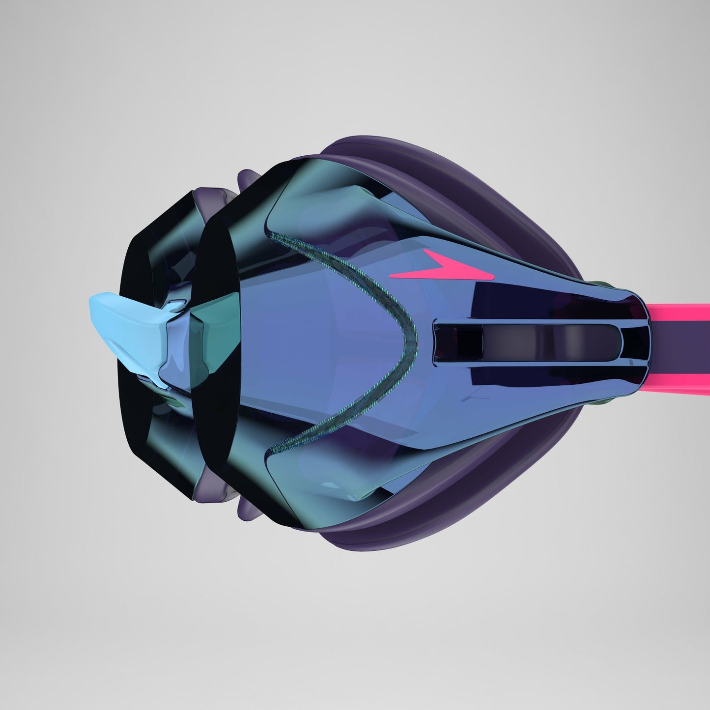 Adult Vanquisher 3.0 Mirrored Goggles Purple/Gray - Speedo