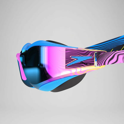 Adult Fastskin Hyper Elite Mirror Goggles Blue/Purple - Speedo