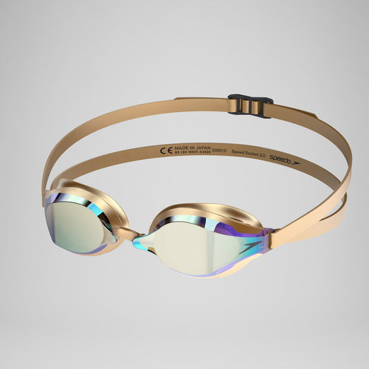 Adult Fastskin Speed Socket 2.0 Mirror Goggles Gold - Speedo