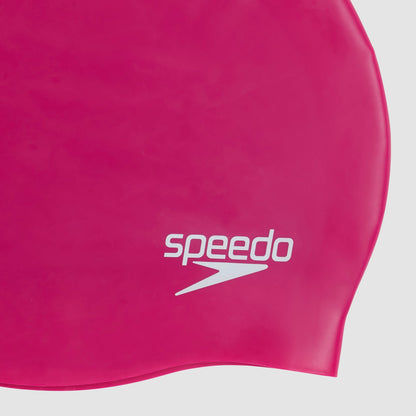 Unisex Silicone Cap Pink - Speedo