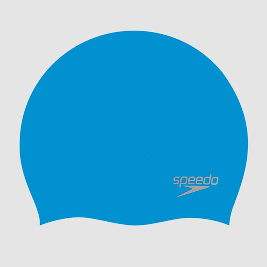 Unisex Silicone Cap Blue/Silver - Speedo