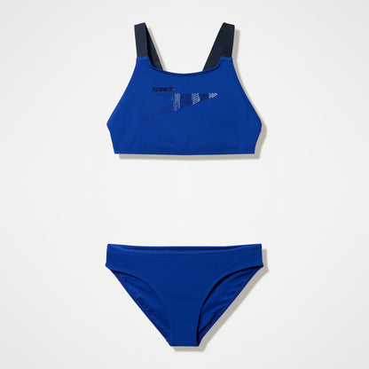 Boom Leaderback Two Piece Blue/Black - Speedo