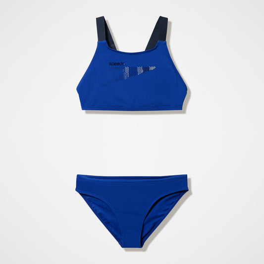 Boom Leaderback Two Piece Blue/Black - Speedo
