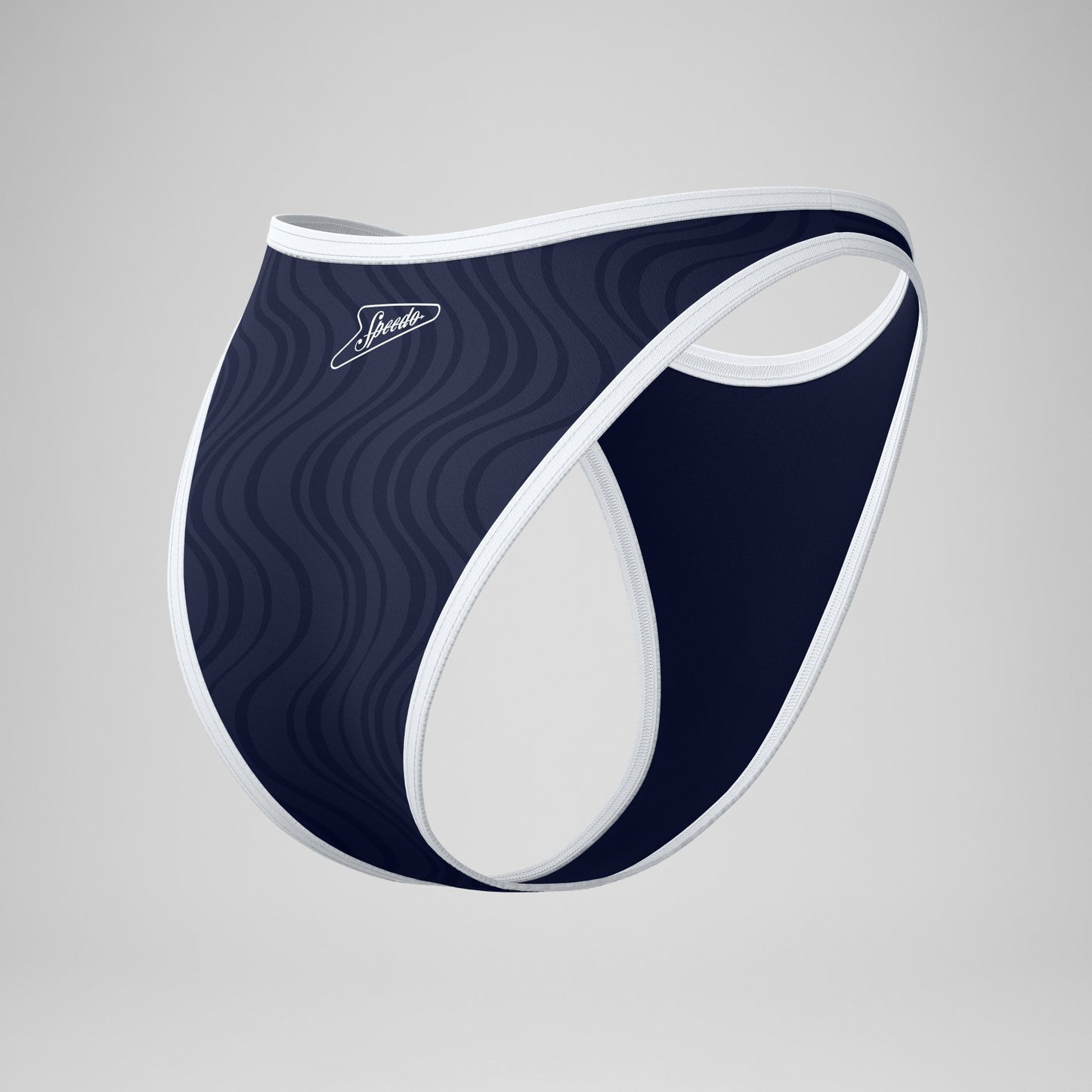 Jetstream Texture Scoop Bikini Bottom Navy/White - Speedo