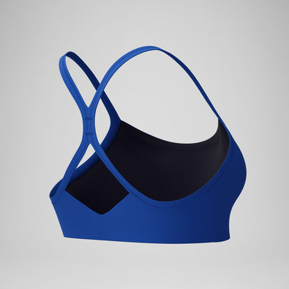 Solid Racerback Bikini Top Blue - Speedo