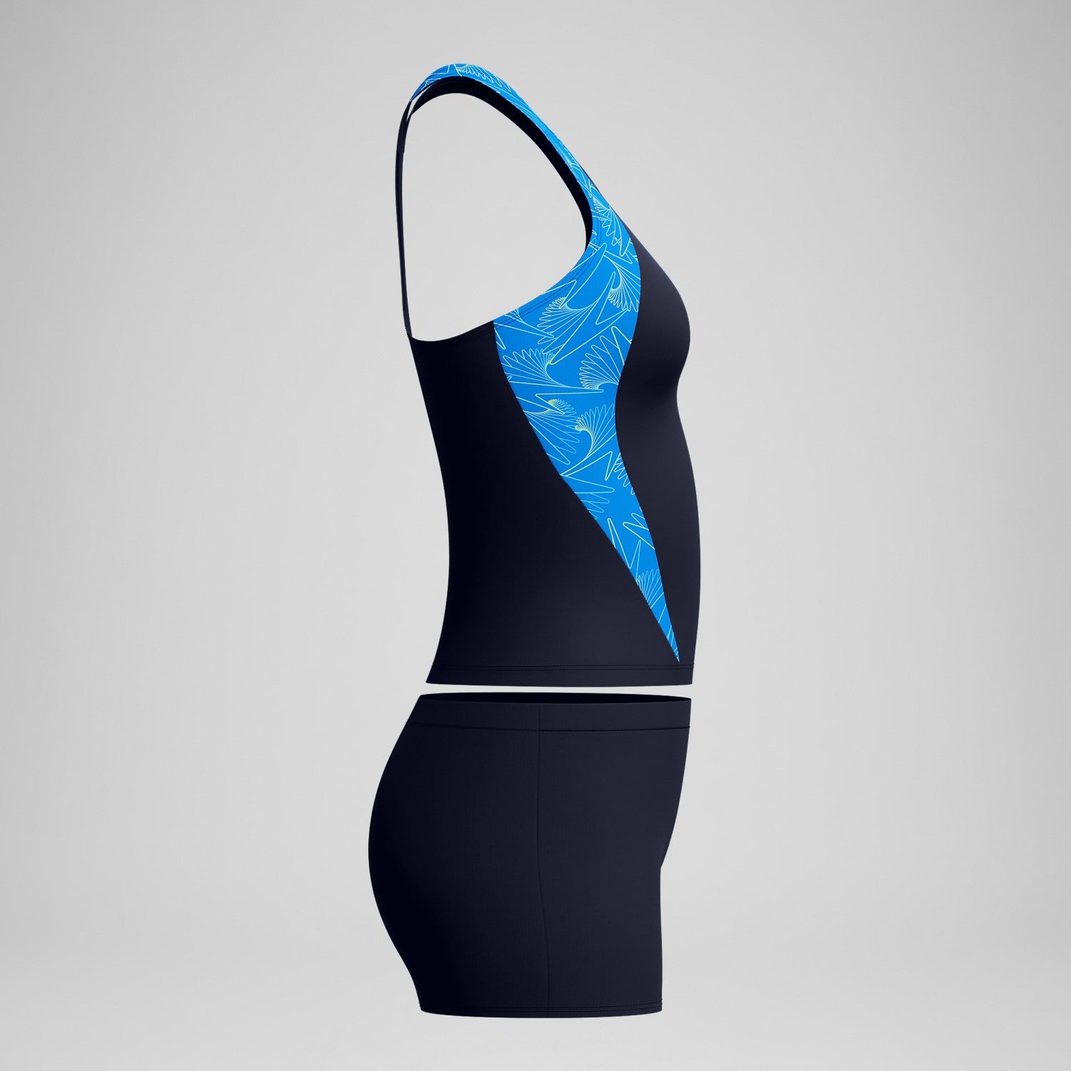 Hyperboom Splice Tankini Set Navy/Blue - Speedo