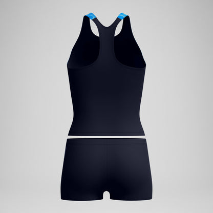 Hyperboom Splice Tankini Set Navy/Blue - Speedo