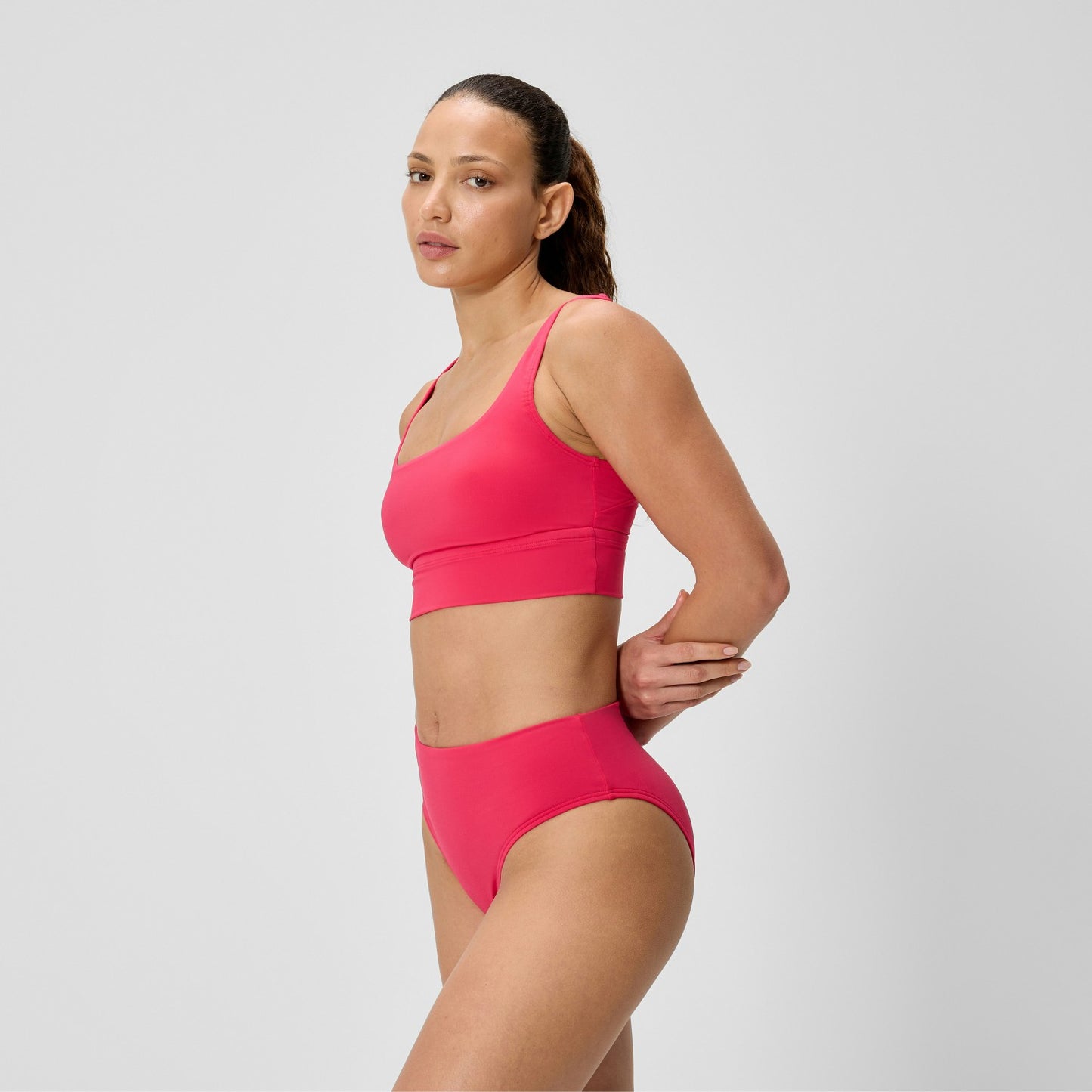 Cheeky High Waist Bikini Bottom Ruby - Speedo