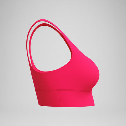 Solid Square Neck Bikini Top Ruby - Speedo