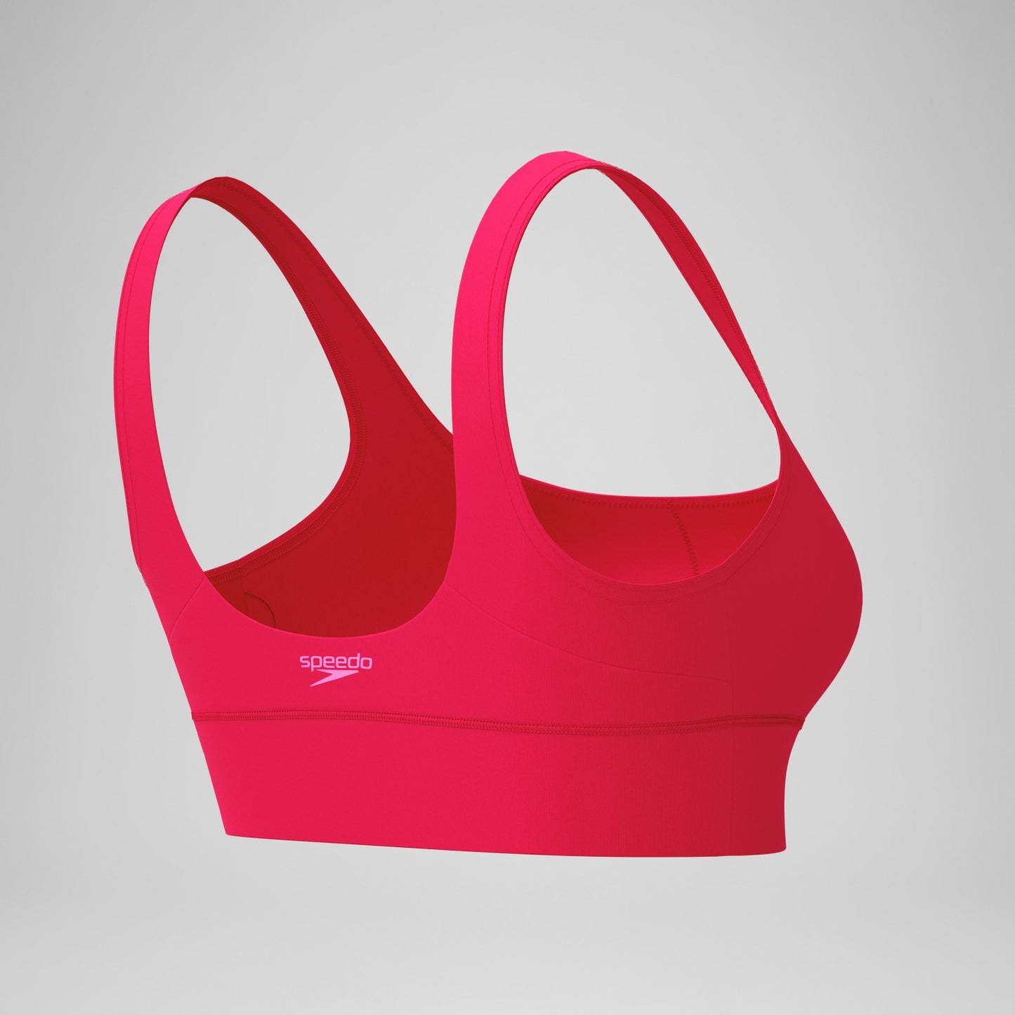 Solid Square Neck Bikini Top Ruby - Speedo