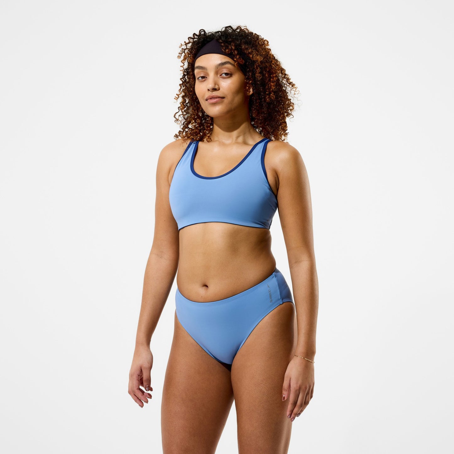 Sculpture Classic Bikini Bottoms Grey/Blue - Speedo