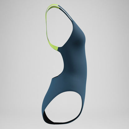 Club Training Powerback Swimsuit Blue/Green - Speedo