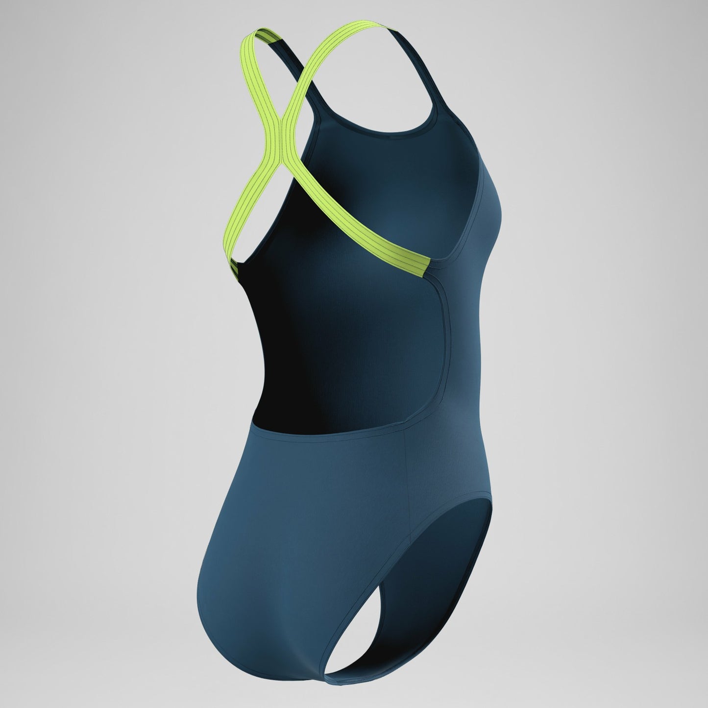Club Training Powerback Swimsuit Blue/Green - Speedo