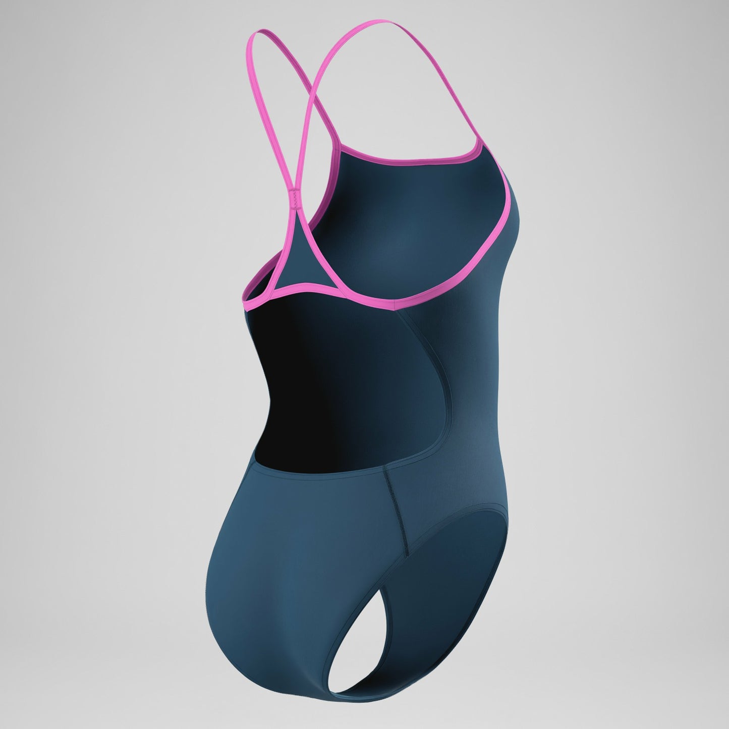 Club Training Turnback Swimsuit Blue/Pink - Speedo