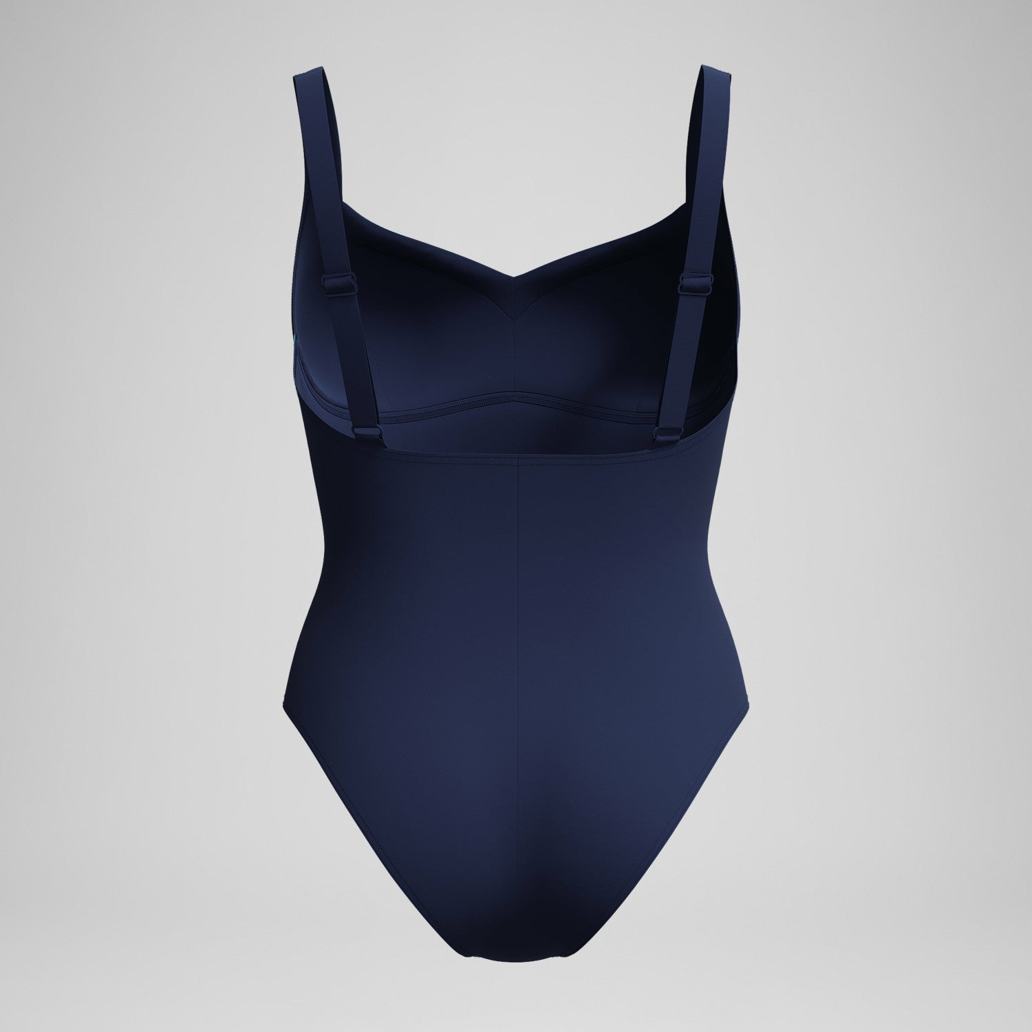 Shaping Printed LunaElustre Swimsuit Navy /Green - Speedo