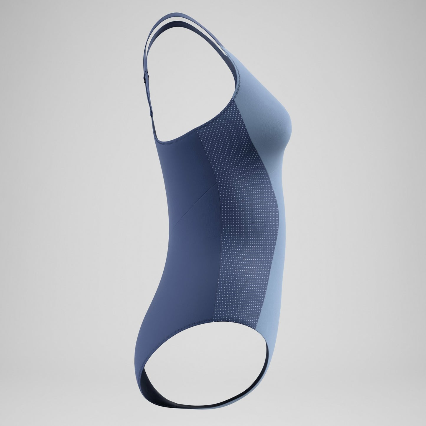 Sculpture High Neck Contour Swimsuit Blue - Speedo