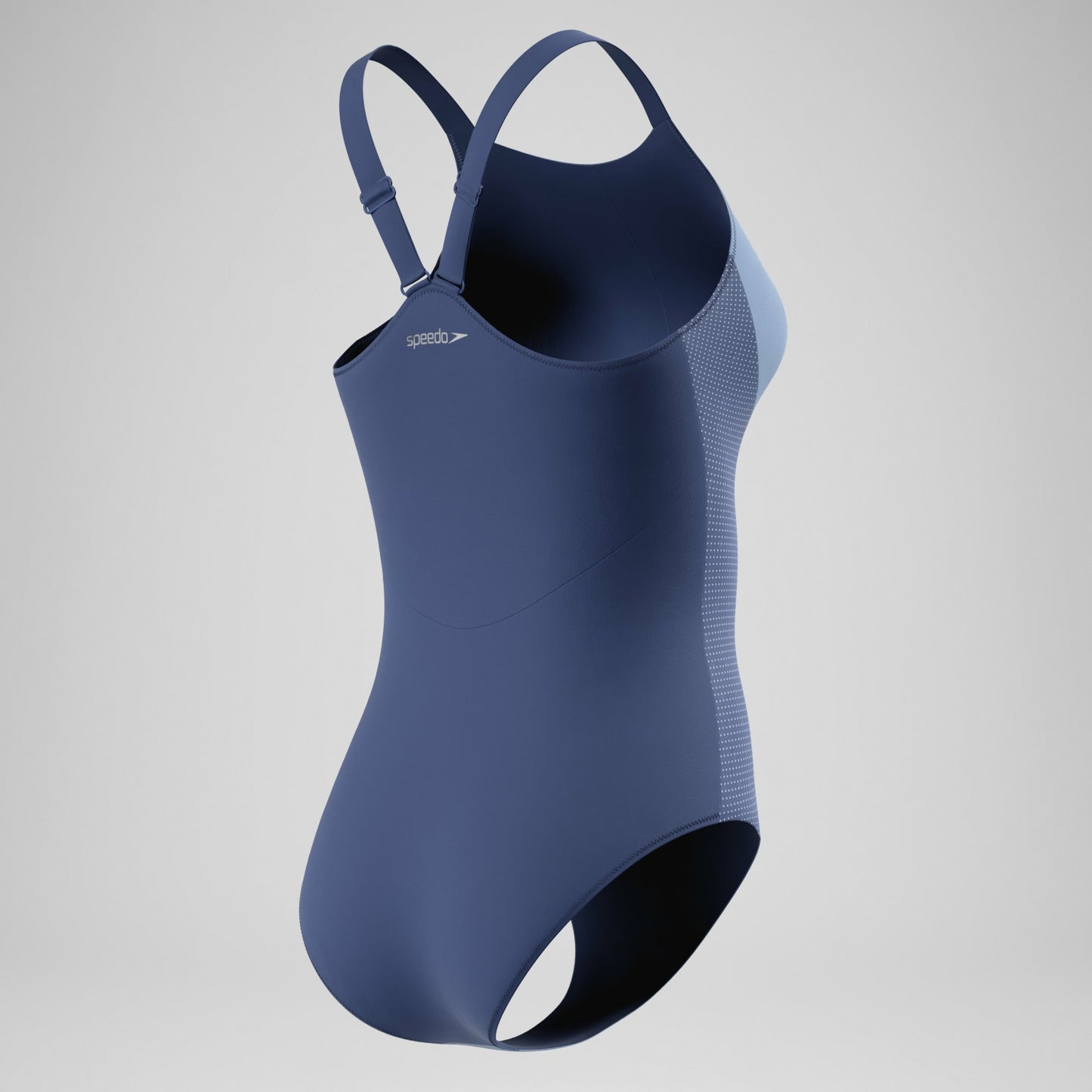 Sculpture High Neck Contour Swimsuit Blue - Speedo
