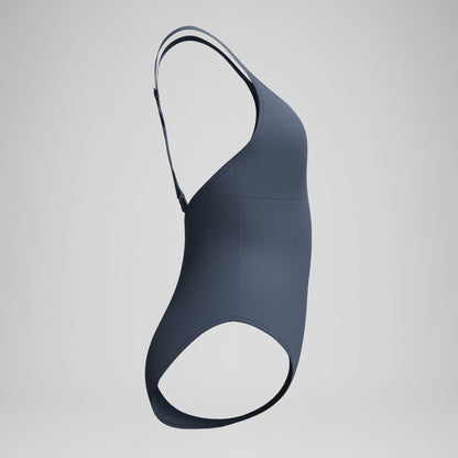 Shaping Crossback Swimsuit Grey - Speedo