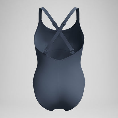 Shaping Crossback Swimsuit Grey - Speedo