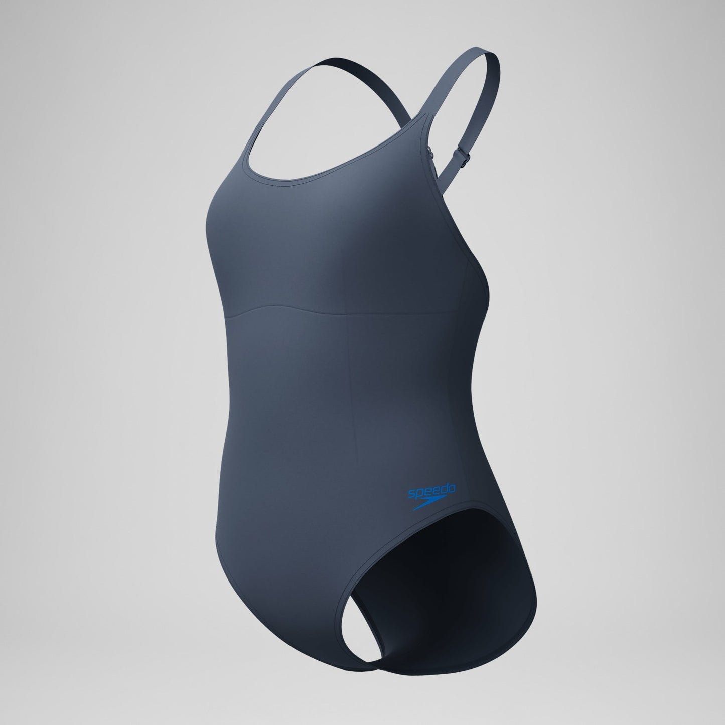 Shaping Crossback Swimsuit Grey - Speedo