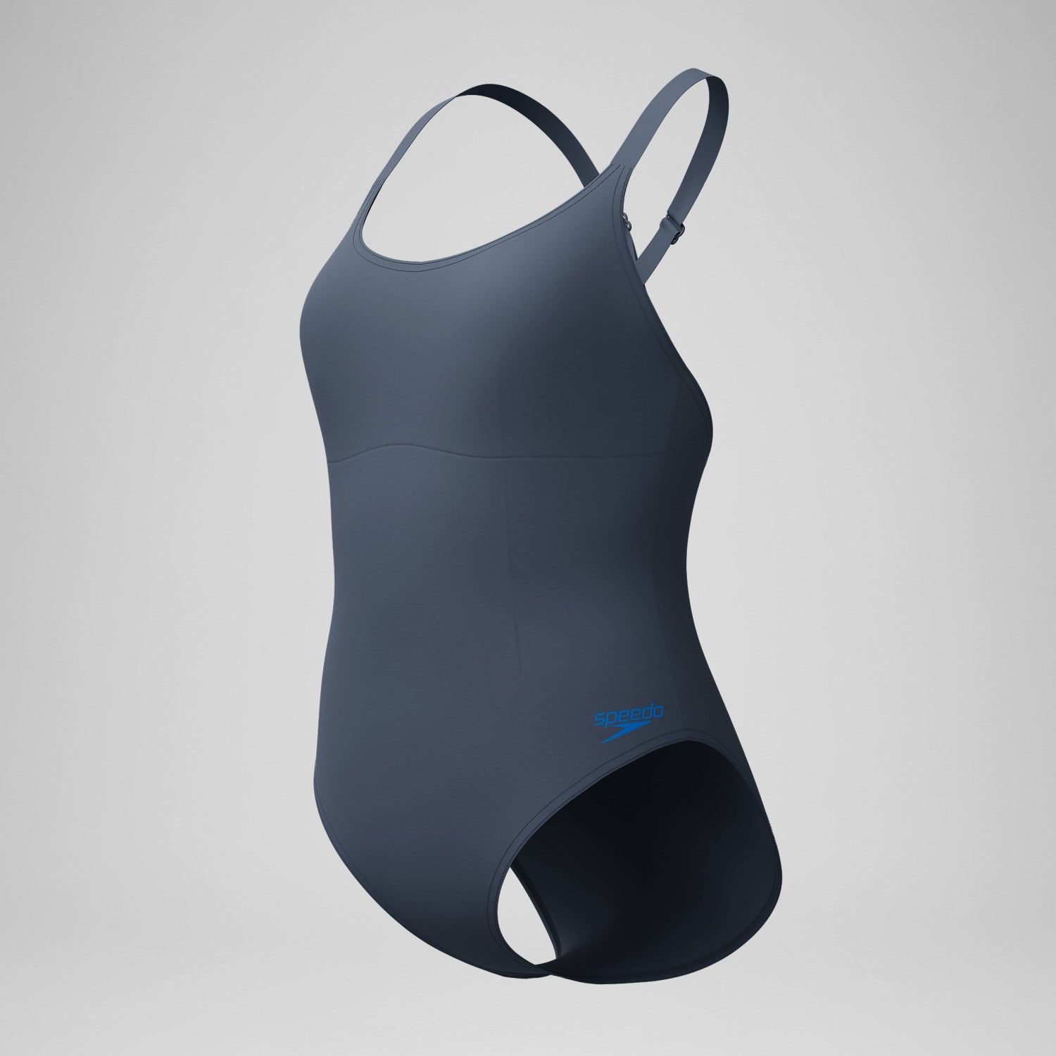 Shaping Crossback Swimsuit Grey - Speedo