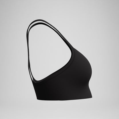 Racerback Crop Top Dark Grey - Speedo