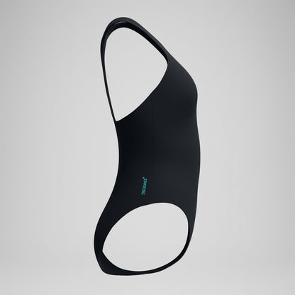 Racer Zip Swimsuit with Swim Bra Black - Speedo