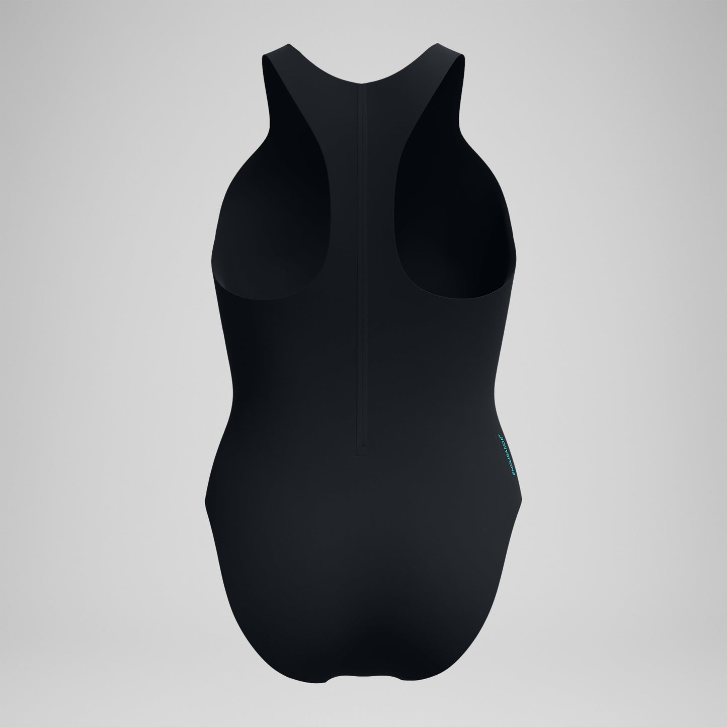 Racer Zip Swimsuit with Swim Bra Black - Speedo