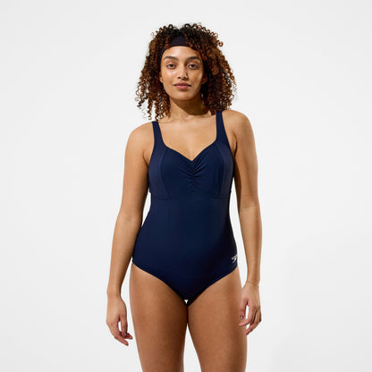 Shaping AquaNite Solid Swimsuit Dark Blue - Speedo