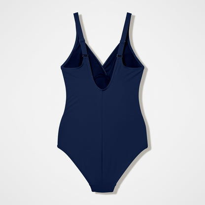 Shaping AquaNite Solid Swimsuit Dark Blue - Speedo