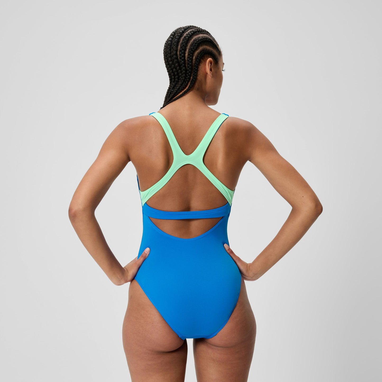 Flex Band with Built in Swim Bra Swimsuit Blue/Turquoise - Speedo