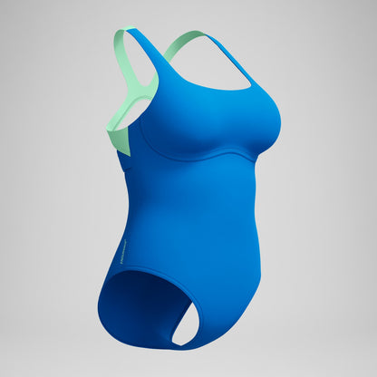 Flex Band with Built in Swim Bra Swimsuit Blue/Turquoise - Speedo