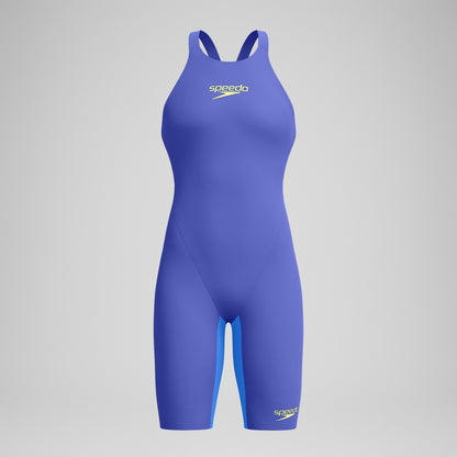 Fastskin LZR Pure Valor 2.0 Openback Kneeskin Blue/Purple - Speedo